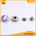 Custom Printed Snap Buttons for Children Clothing BM10704